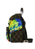 Printed Double Buckle Backpack, bottom view